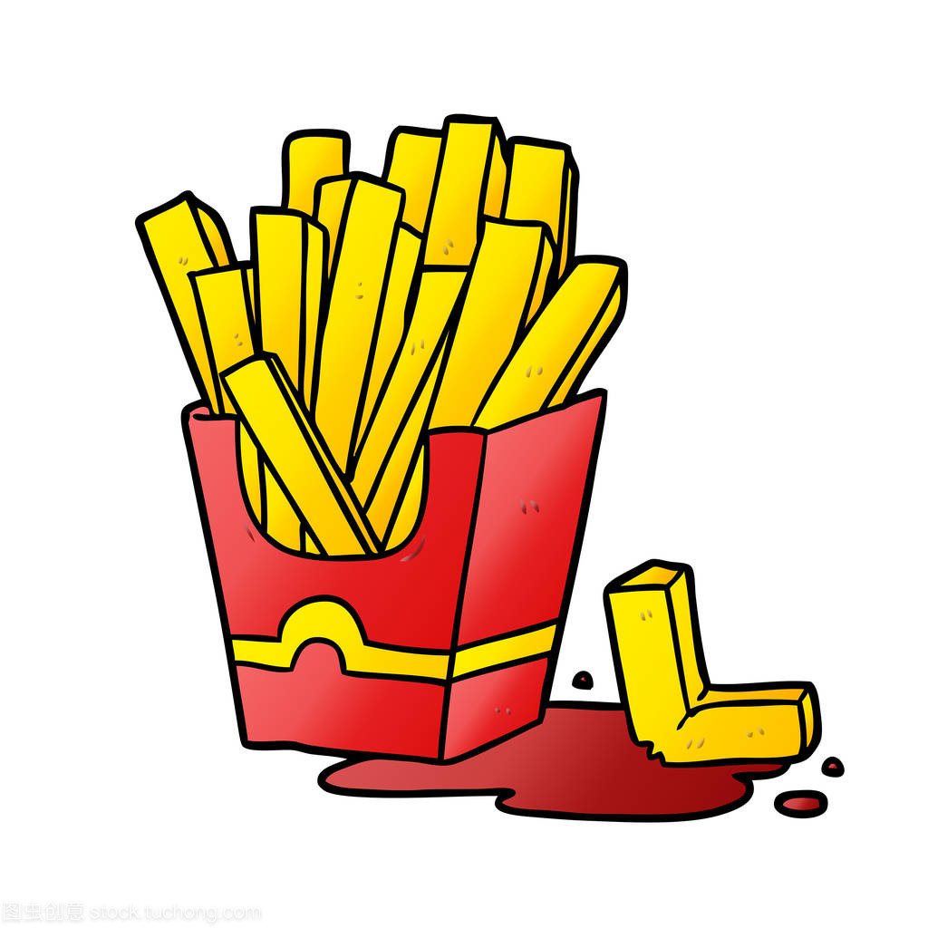 卡通垃圾食品薯条 vs. 健康农副产品 一场营养与视觉的较量